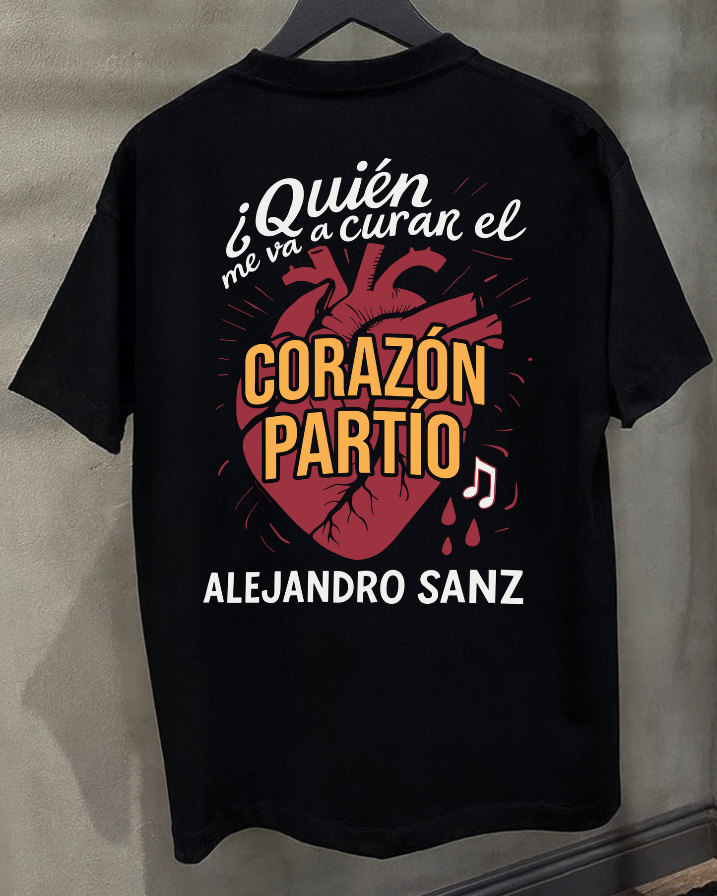 Polera Alejandro Sanz | Edición "Corazón Partío"