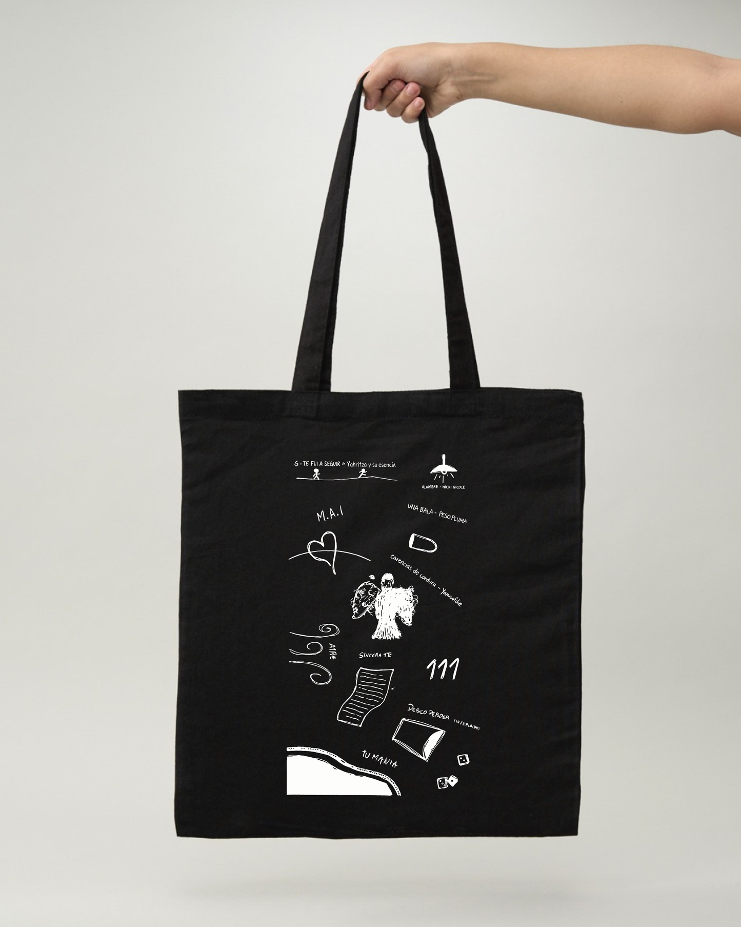 Tote bag Negra Milo J | Hoodline Chile
