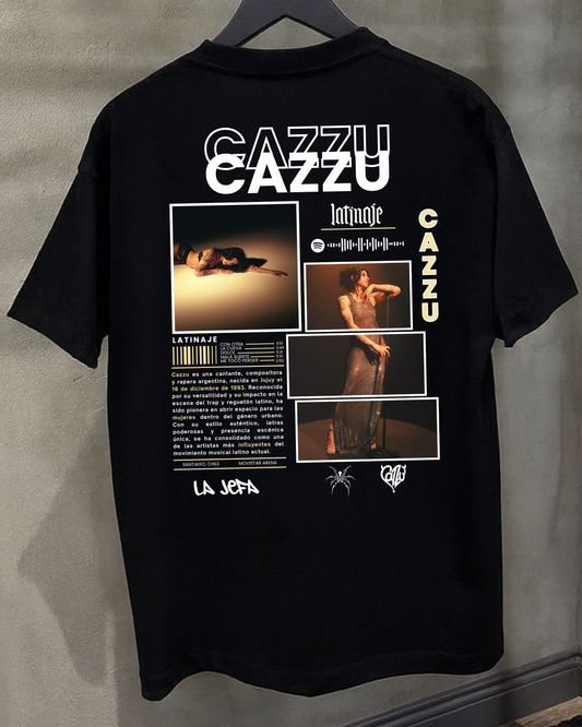 Polera Cazzu | Diseño Latinaje Chile