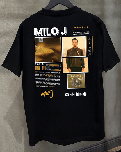 Polera Milo J | Edición "La Vida Era Más Corta"