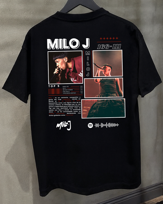 Polera Milo J | Merch Streetwear